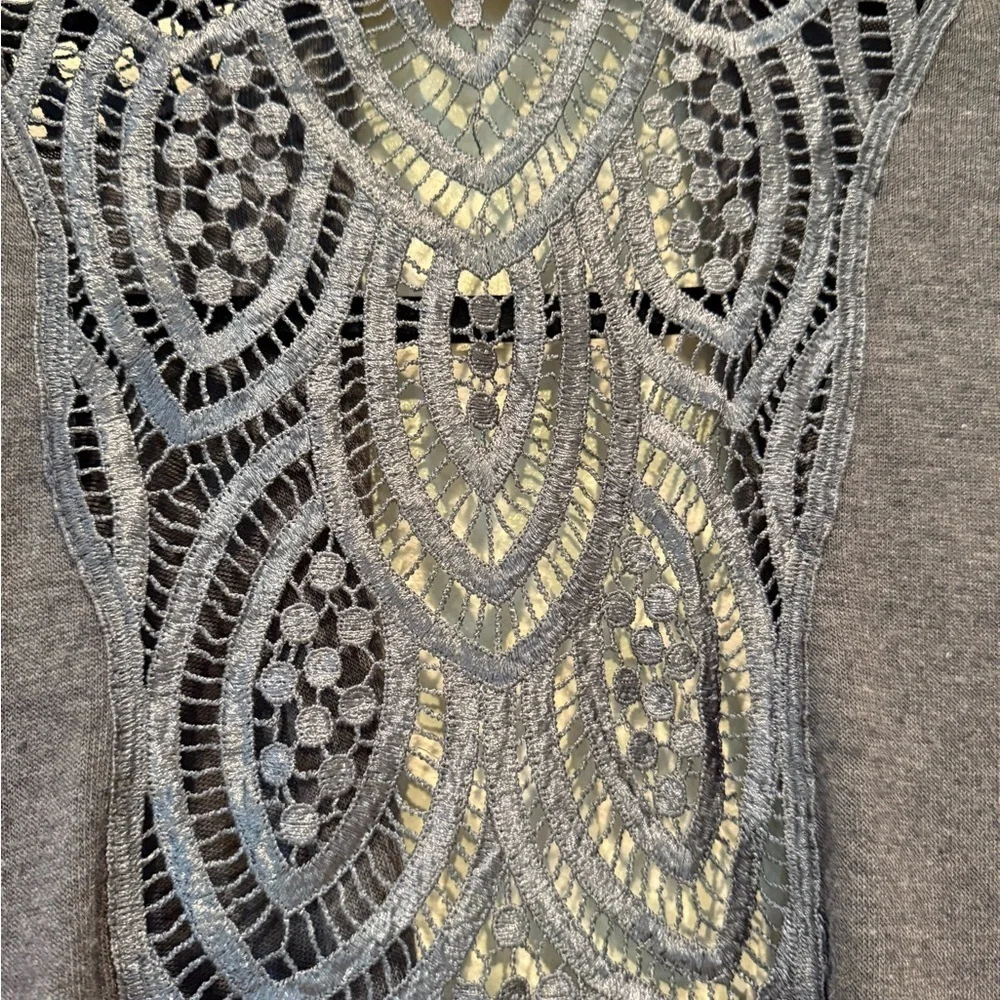 Live and Let Live Gray Open-Front Cardigan